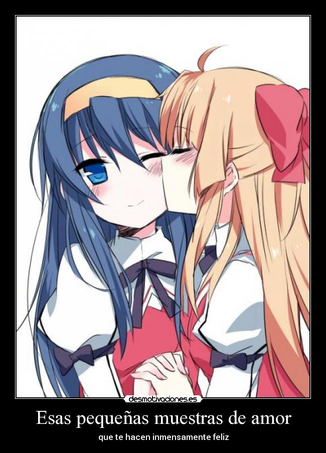 Esas pequeñas muestras de amor -