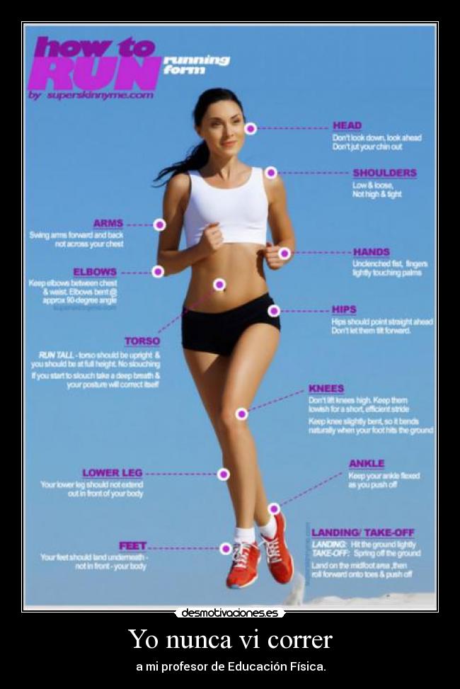 Yo nunca vi correr -