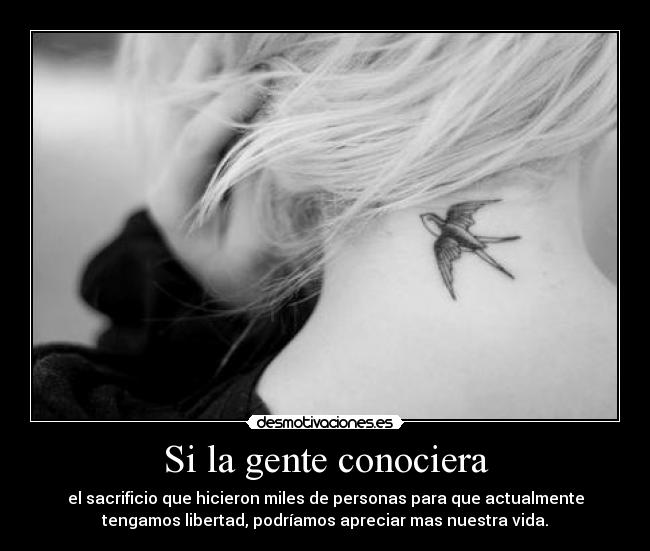 Si la gente conociera - 