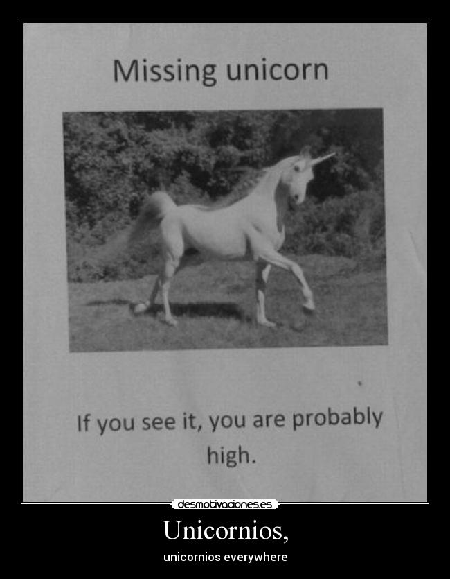 carteles unicornios aww desmotivaciones