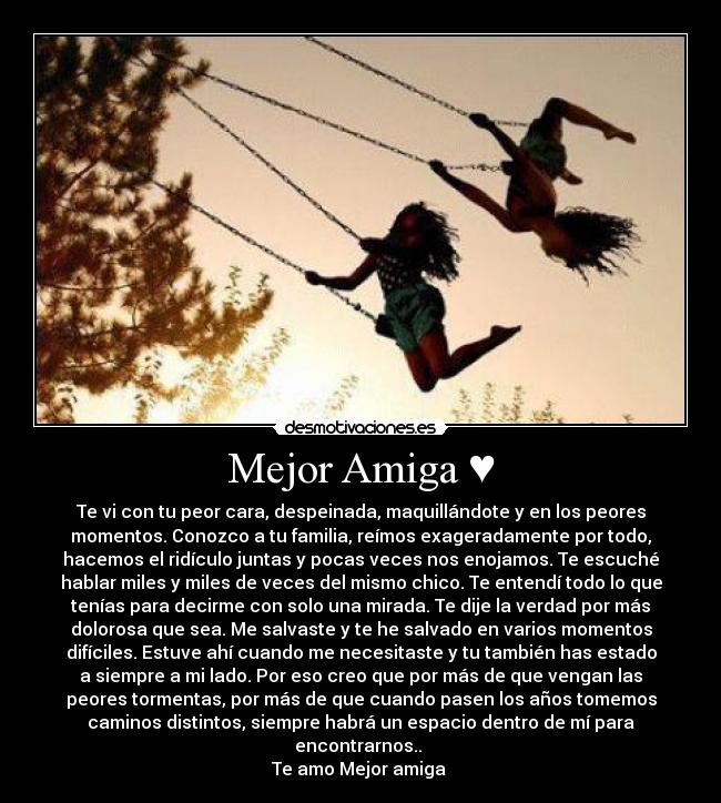 carteles mejor amiga desmotivaciones