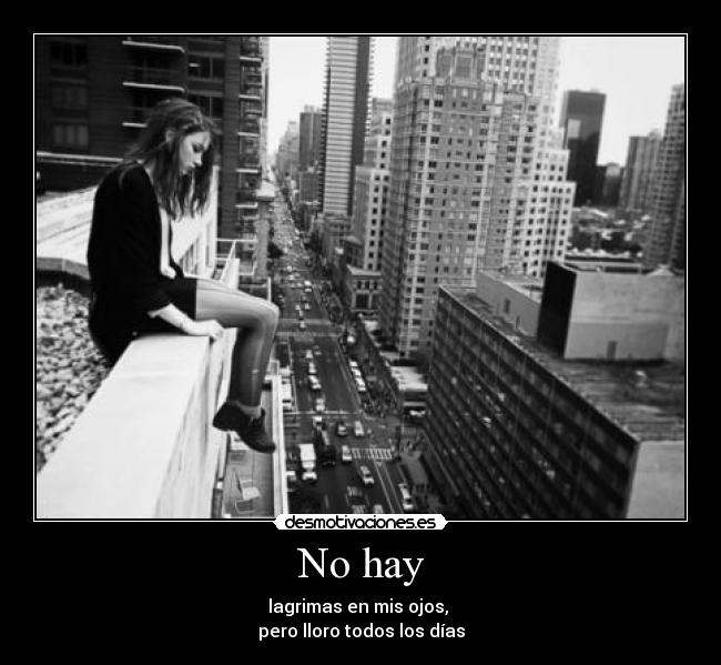 No hay -
