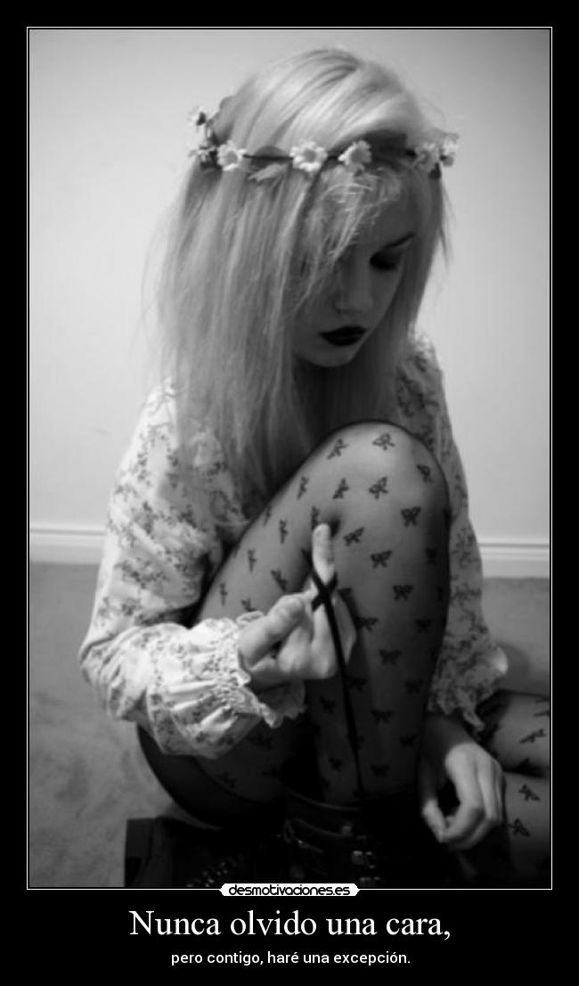 Nunca olvido una cara, - 