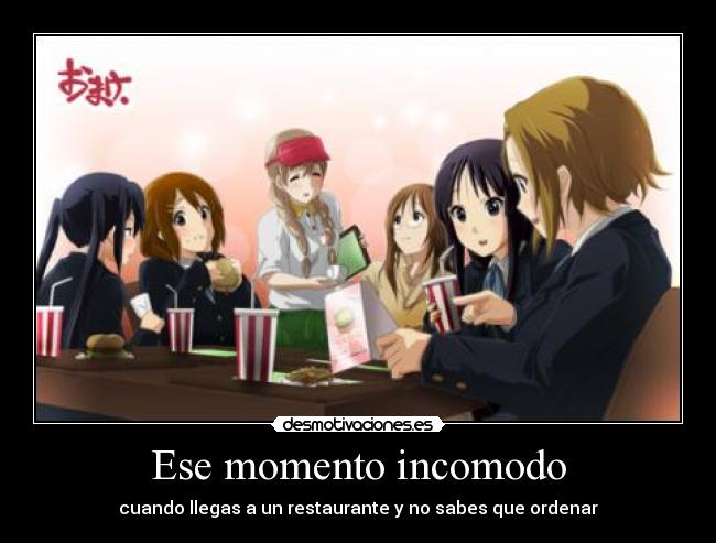 Ese momento incomodo -