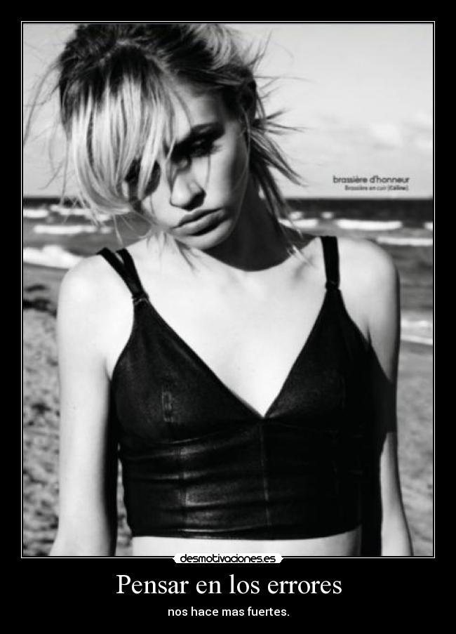 Pensar en los errores -