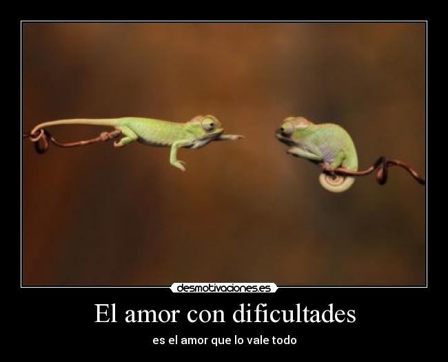 El amor con dificultades - es el amor que lo vale todo