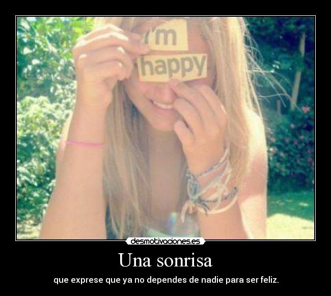 Una sonrisa - 