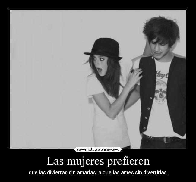 Las mujeres prefieren -