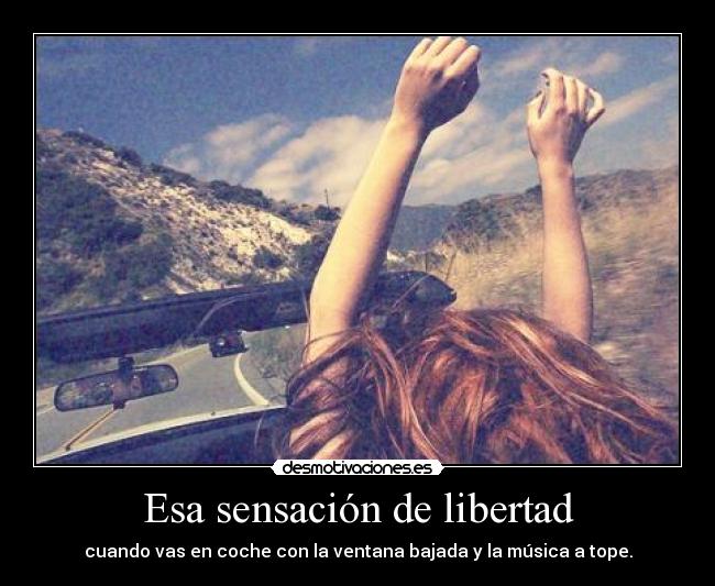 Esa sensación de libertad - 