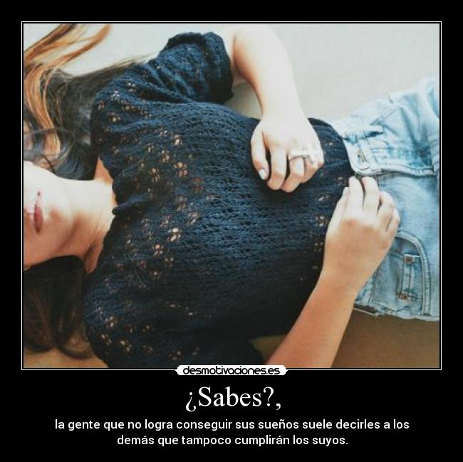 ¿Sabes?, - 