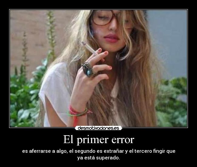 El primer error - 