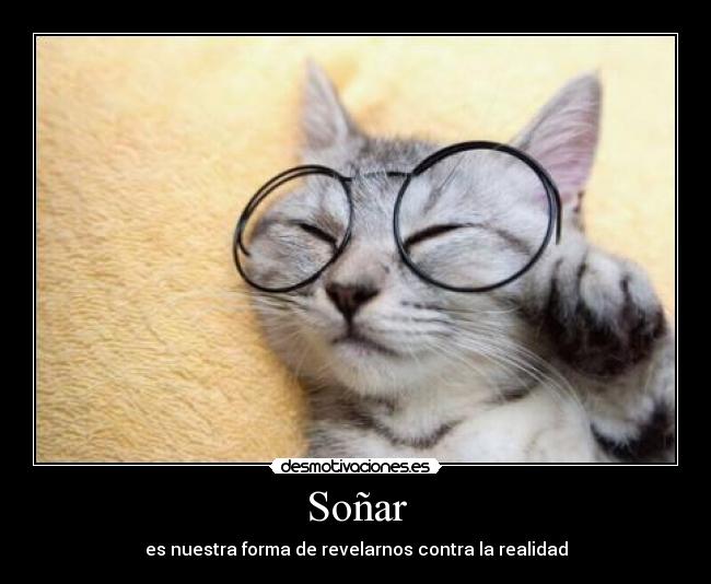 Soñar - es nuestra forma de revelarnos contra la realidad