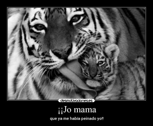 ¡¡Jo mama -