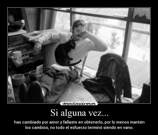 Si alguna vez... -