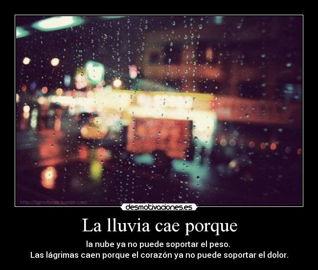 carteles lluvia cae porque desmotivaciones