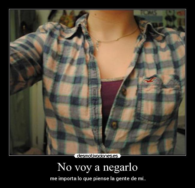 No voy a negarlo - 