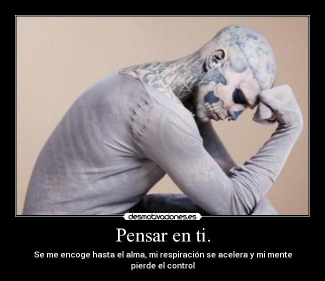 Pensar en ti. - 