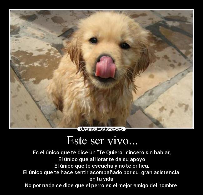 Este ser vivo... -