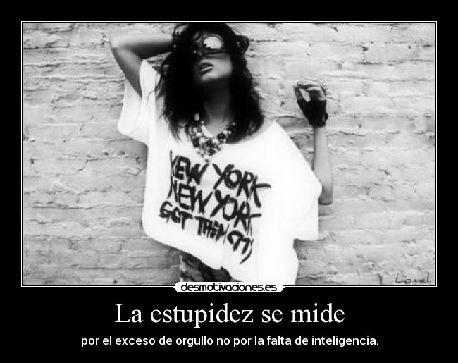 La estupidez se mide -