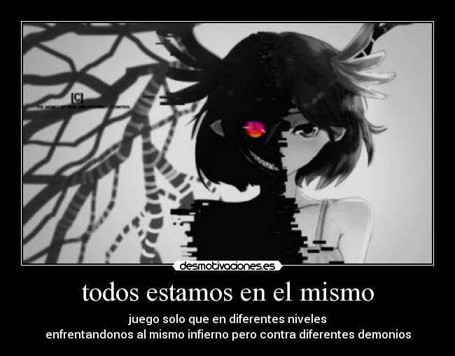 carteles anime lalalala desmotivaciones