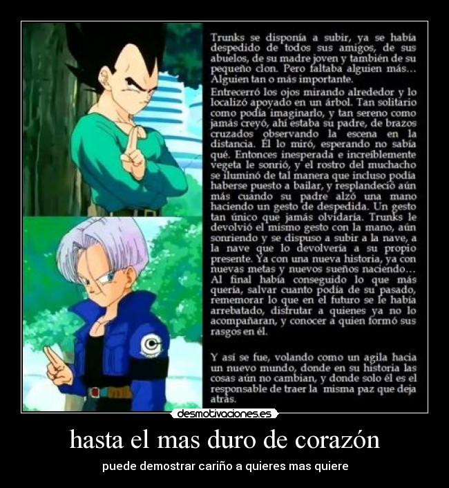 hasta el mas duro de corazón - puede demostrar cariño a quieres mas quiere