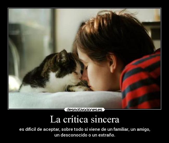 La crítica sincera -
