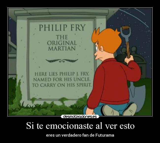 Si te emocionaste al ver esto - eres un verdadero fan de Futurama