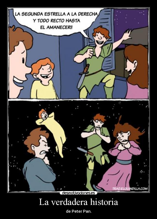 La verdadera historia - de Peter Pan.