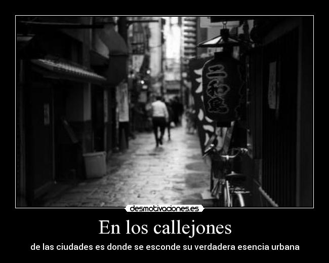 En los callejones - 