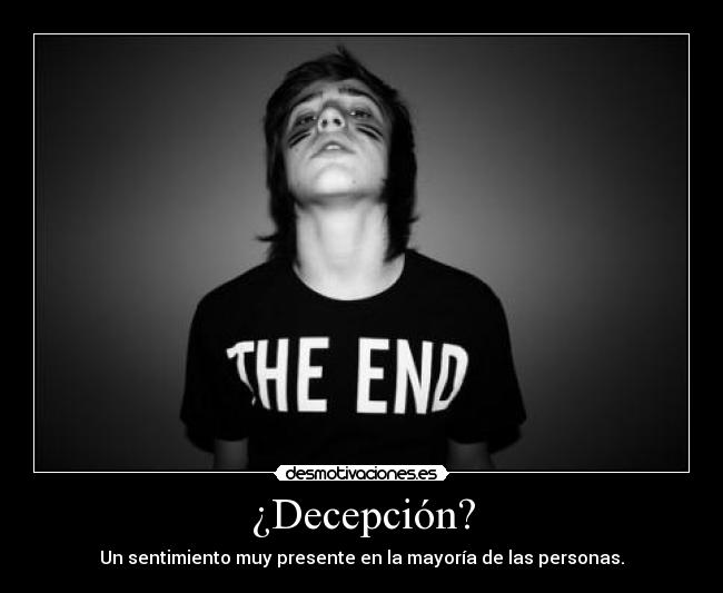 ¿Decepción? - 