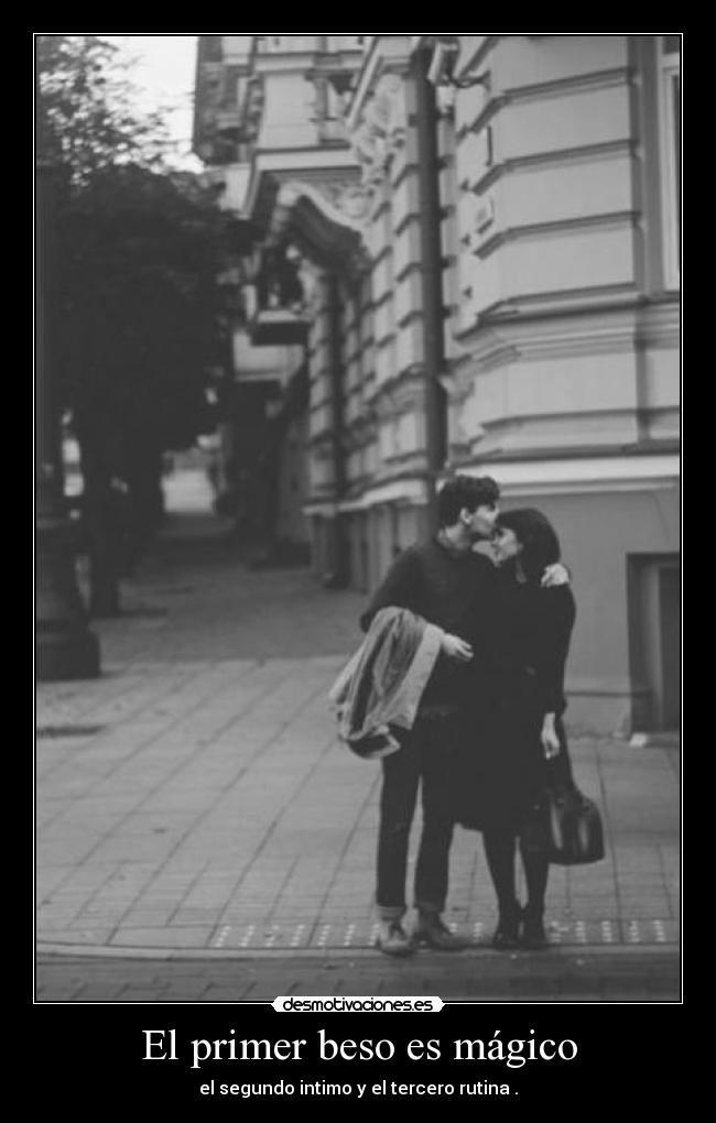 El primer beso es mágico -