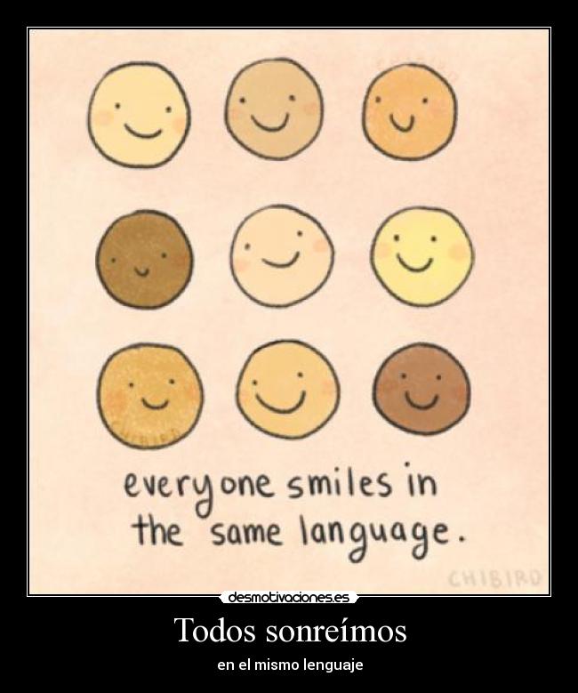 Todos sonreímos -