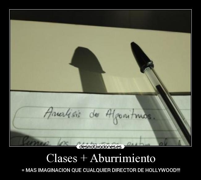 Clases + Aburrimiento - 