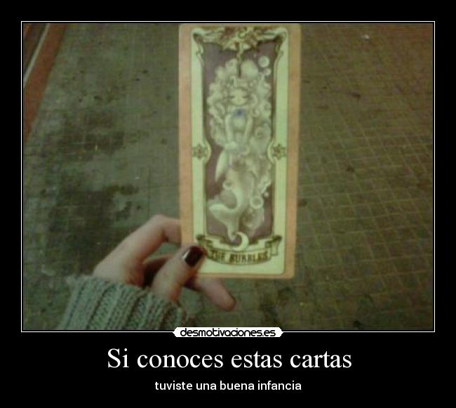 Si conoces estas cartas - tuviste una buena infancia