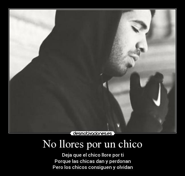 No llores por un chico - 