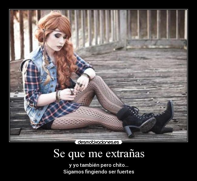 Se que me extrañas - 