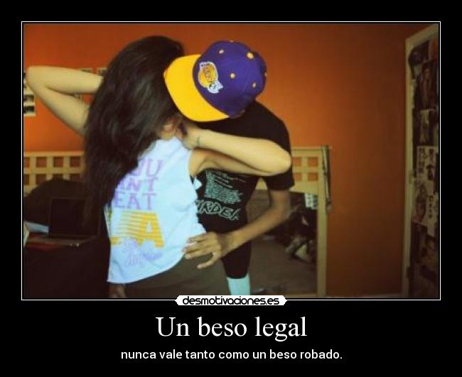 Un beso legal -