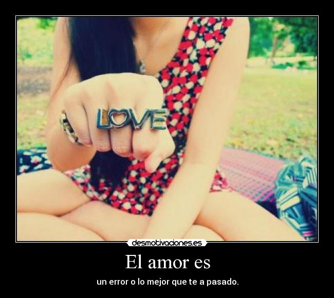 El amor es - 