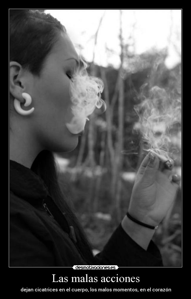 Las malas acciones - dejan cicatrices en el cuerpo, los malos momentos, en el corazón