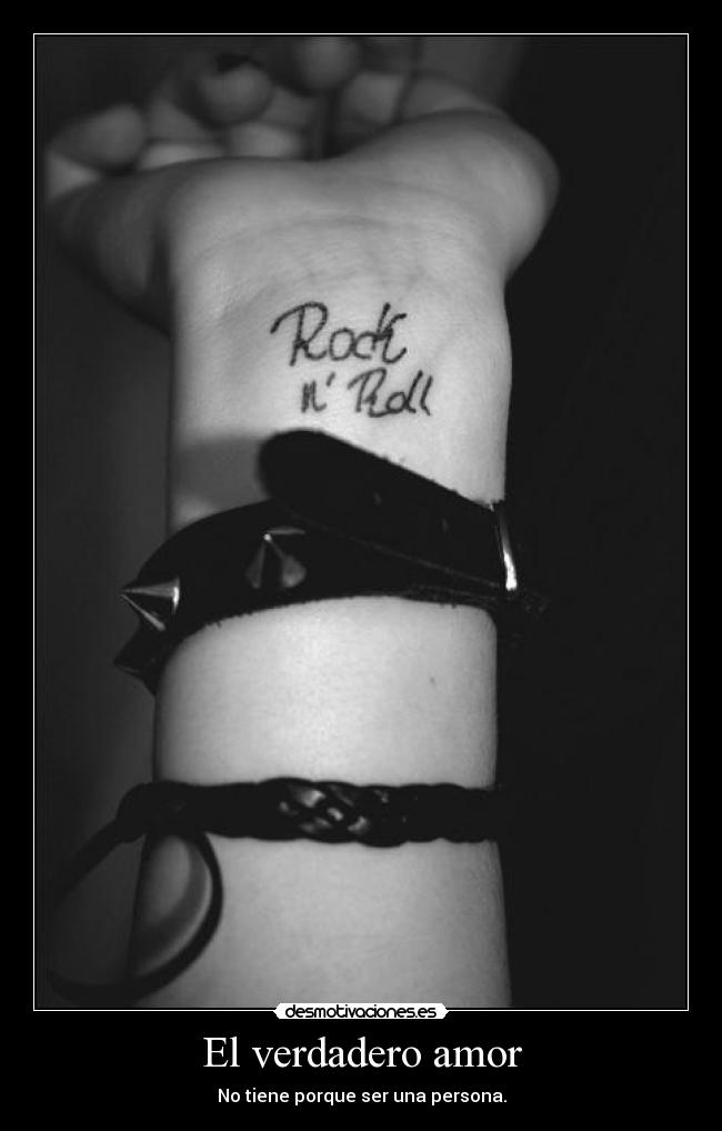 El verdadero amor - No tiene porque ser una persona.