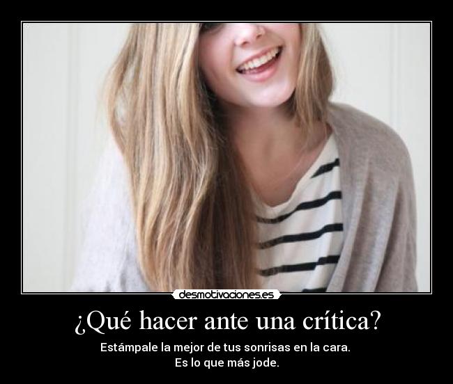 ¿Qué hacer ante una crítica? - 