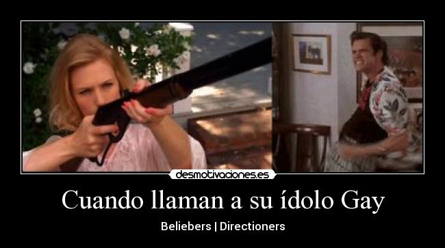 Cuando llaman a su ídolo Gay -