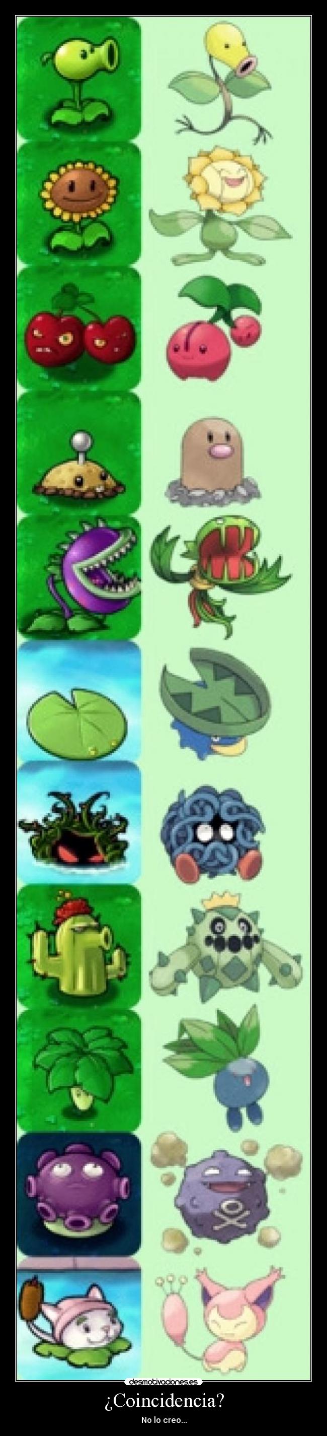¿Coincidencia? -