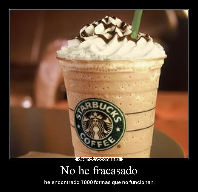 carteles fracasado desmotivaciones