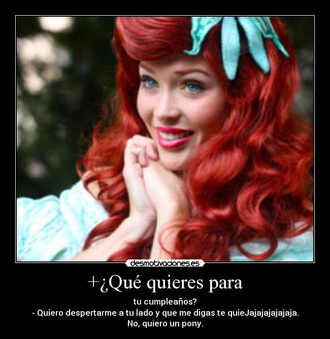 +¿Qué quieres para - 