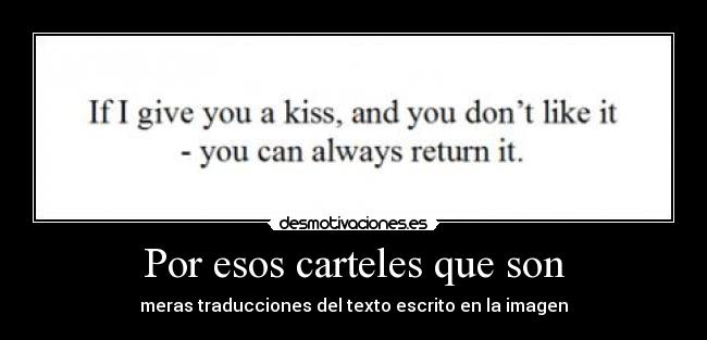 Por esos carteles que son - 