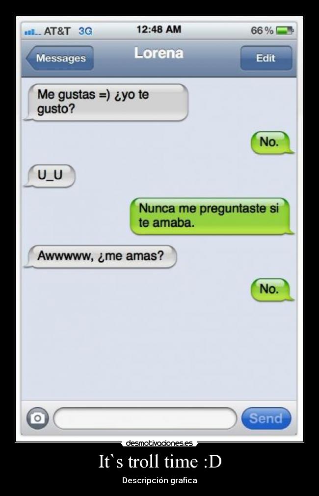 carteles troll iphone amor desmotivaciones