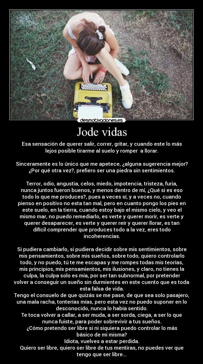 Jode vidas -