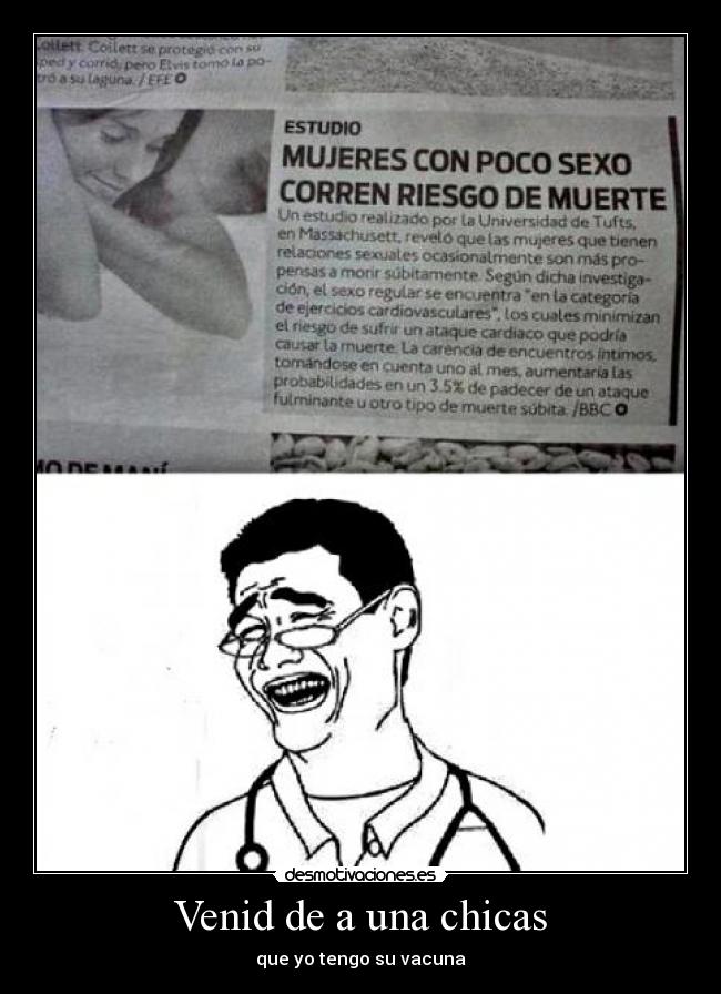 Venid de a una chicas - que yo tengo su vacuna