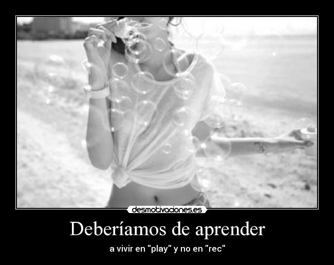 Deberíamos de aprender - 